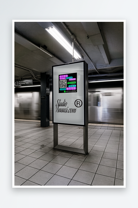 海报橱窗广告mockup样机设计素材-众图网