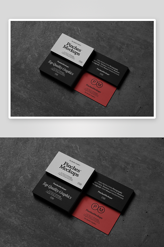名片卡片mockup样机设计素材-众图网