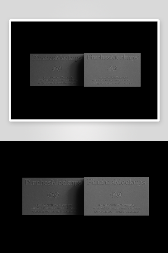 名片卡片mockup样机设计素材-众图网