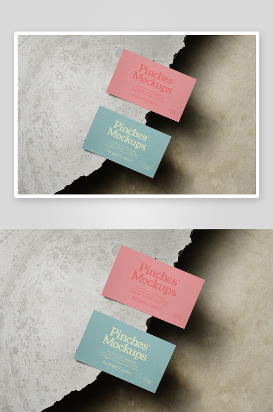 名片卡片mockup样机设计素材-众图网