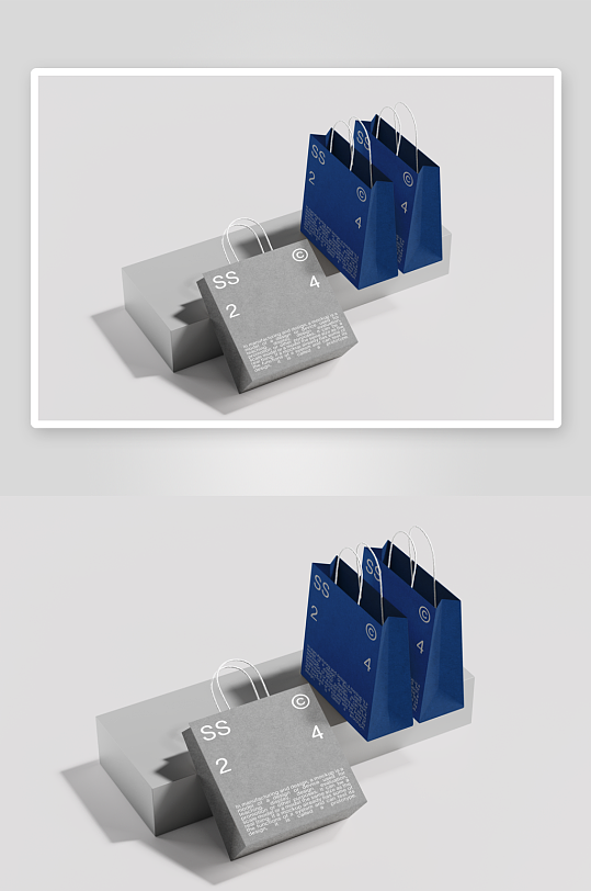 购物袋mockup样机设计素材-众图网