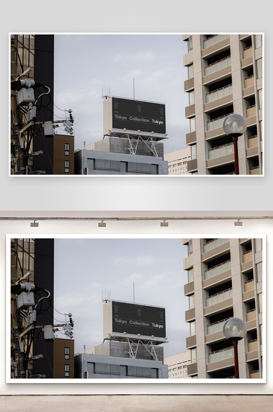 户外广告mockup样机设计素材-众图网