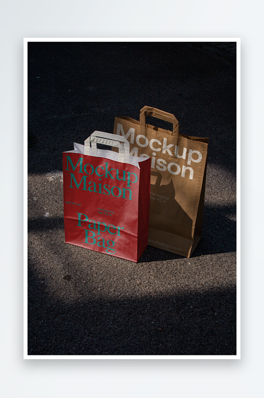 购物袋mockup样机设计素材-众图网