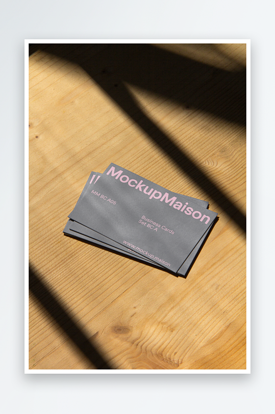 名片卡片mockup样机设计素材-众图网