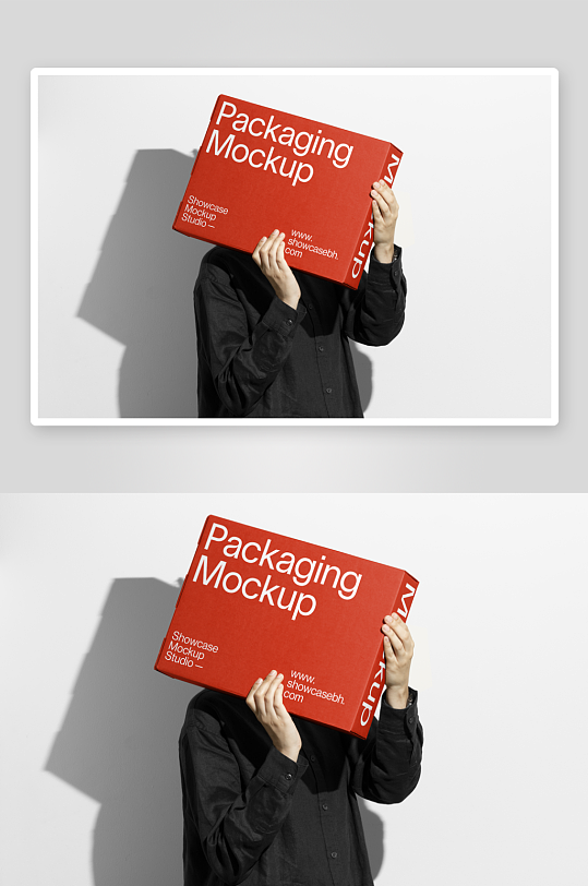 购物盒子mockup样机设计素材-众图网