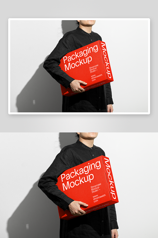 购物盒子mockup样机设计素材-众图网