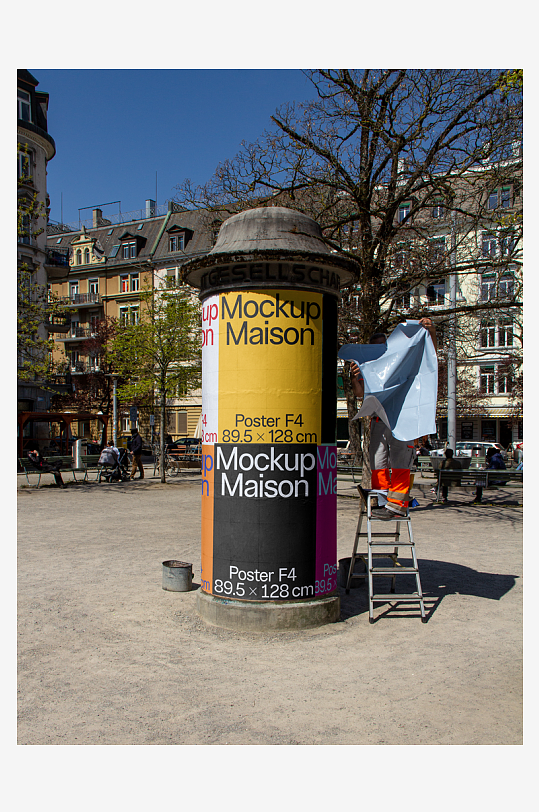 信箱广告mockup样机设计素材-众图网