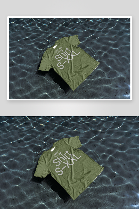 T恤mockup样机设计素材-众图网