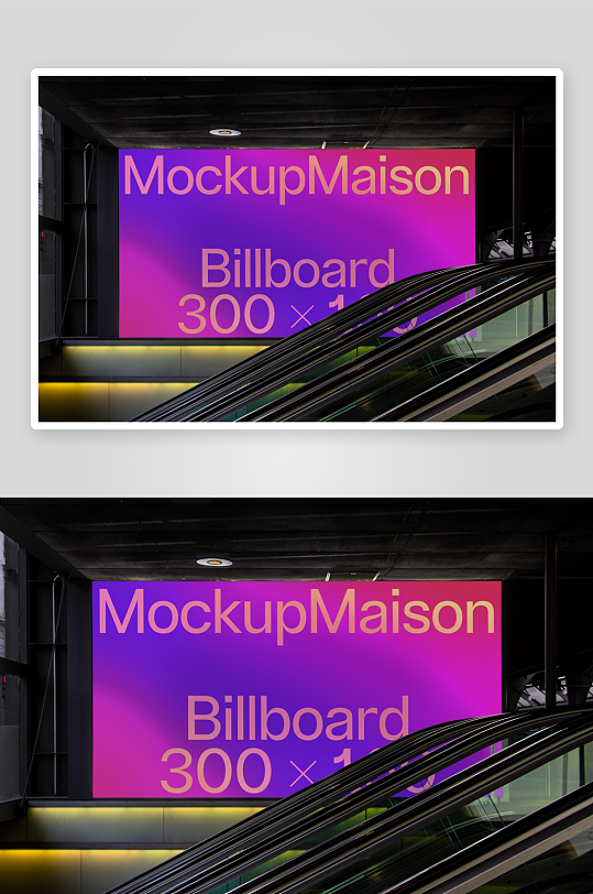 户外广告mockup样机设计素材-众图网