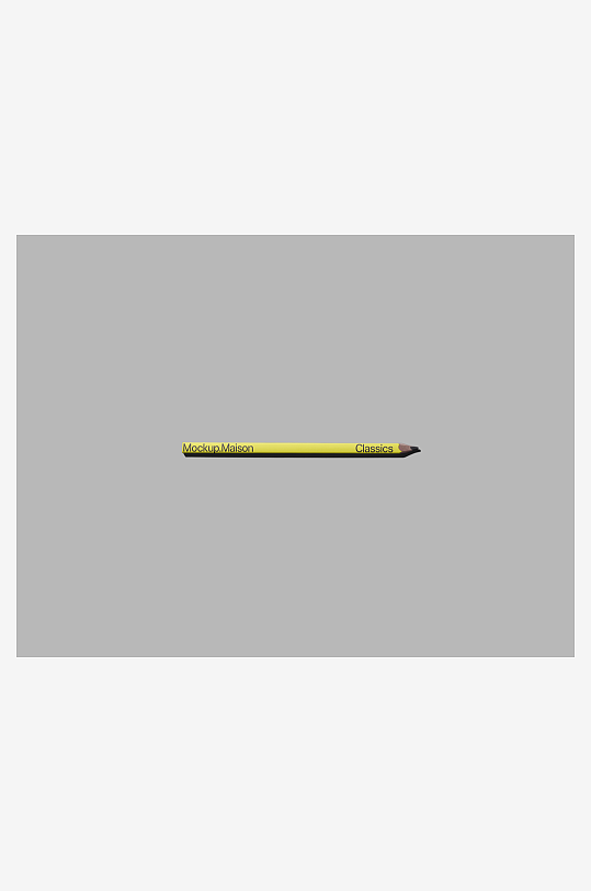 铅笔mockup样机设计素材-众图网