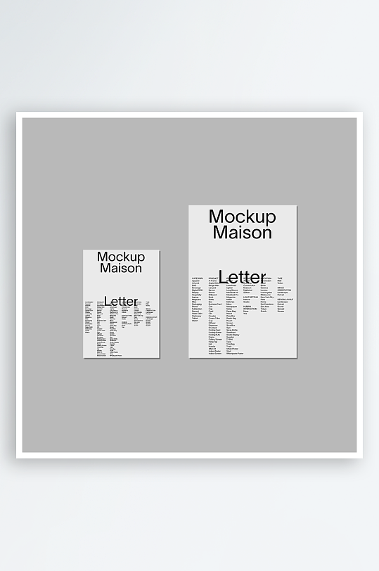 传单广告mockup样机设计素材-众图网