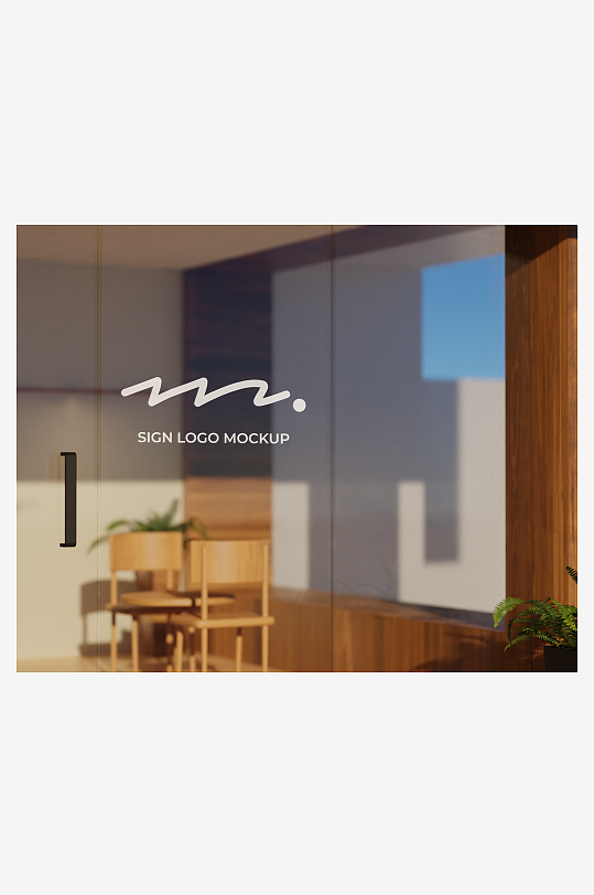 商店橱窗广告mockup样机设计素材-众图网