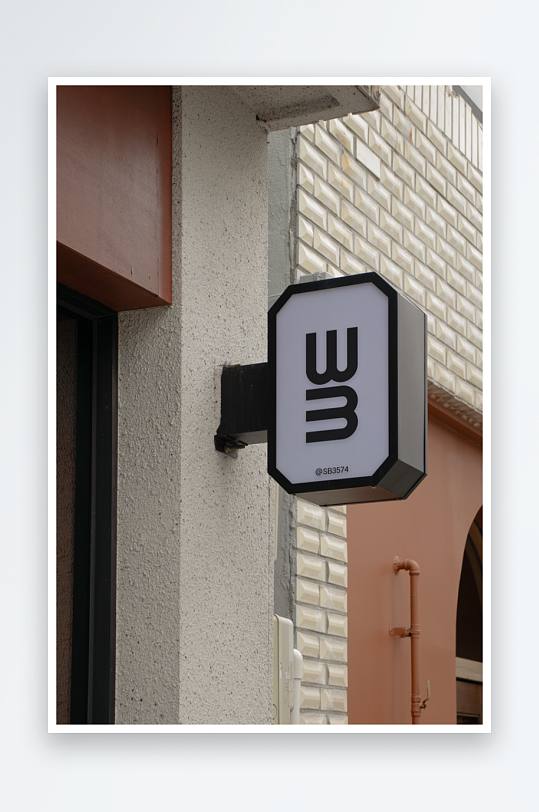 商店灯箱mockup样机设计素材-众图网