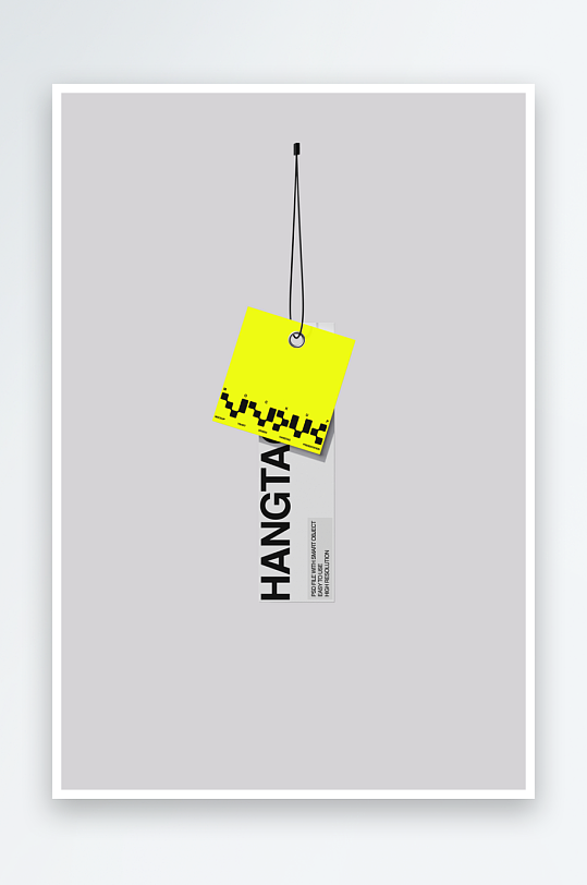 吊牌mockup样机设计素材-众图网