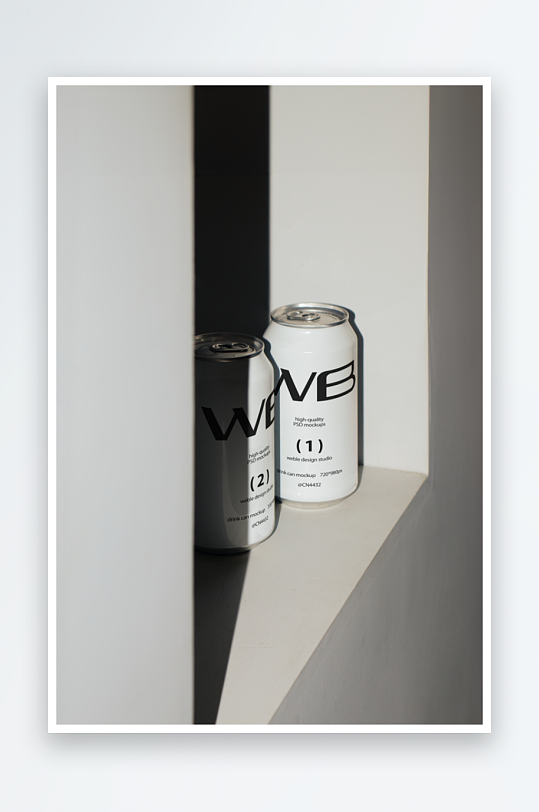 易拉罐mockup样机设计素材-众图网