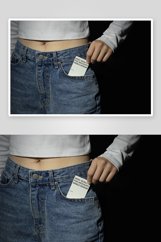 卡片mockup样机设计素材-众图网