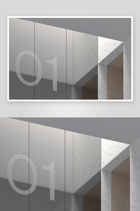 楼宇广告mockup样机设计素材-众图网