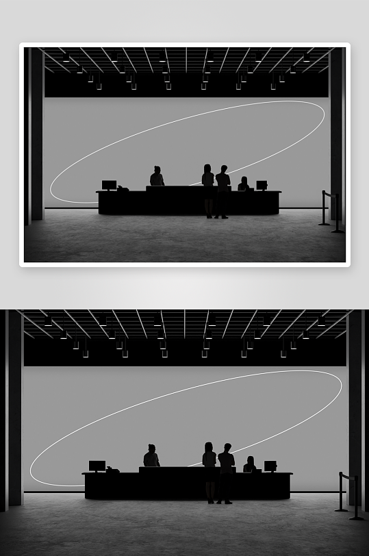 户外广告mockup样机设计素材-众图网