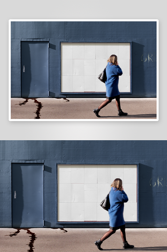 户外广告mockup样机设计素材-众图网