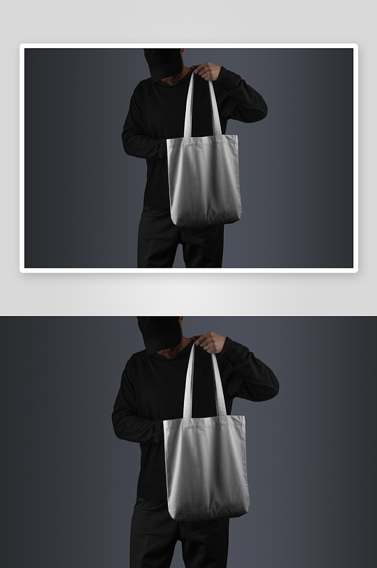 帆布袋mockup样机设计素材-众图网