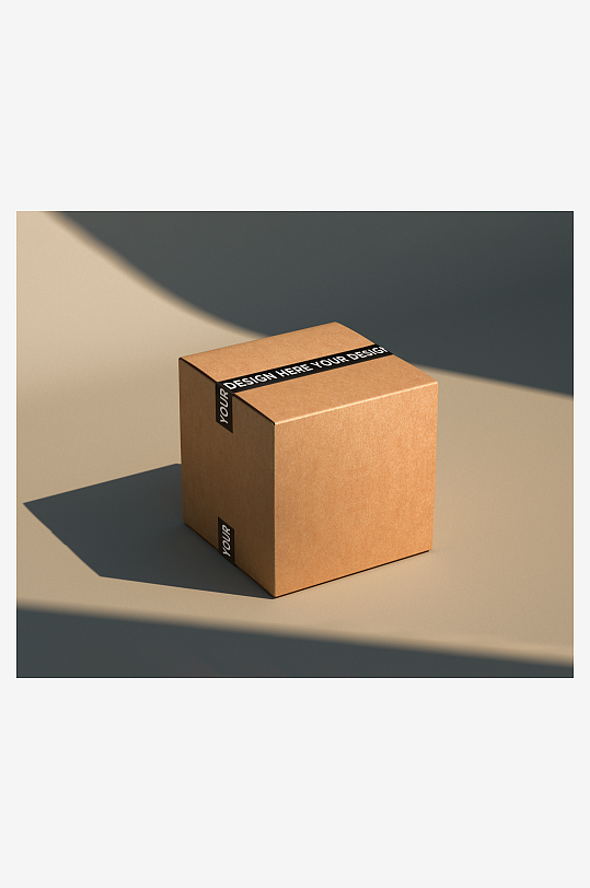 纸盒包装盒mockup样机设计素材-众图网