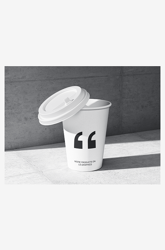 纸杯mockup样机设计素材-众图网