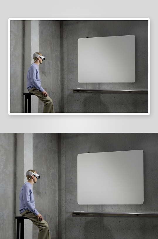 VR头显mockup样机设计素材-众图网