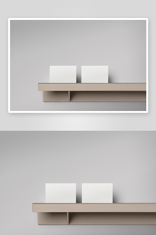 卡片mockup样机设计素材-众图网