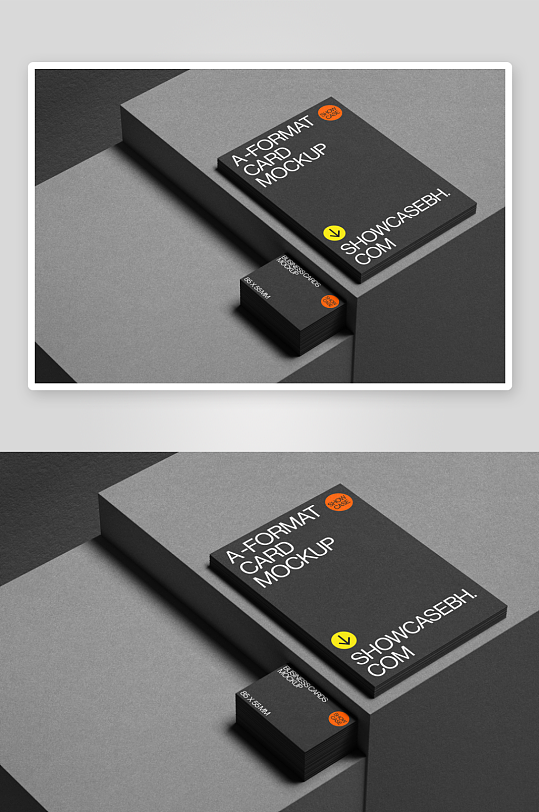 传单名片mockup样机设计素材-众图网