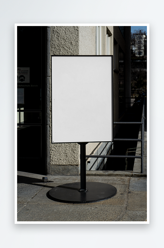 户外广告灯箱mockup样机设计素材-众图网