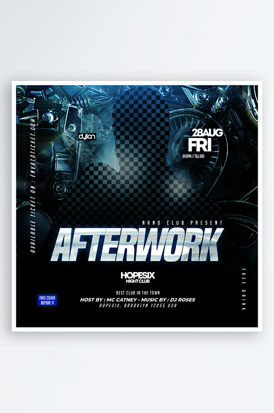 派对PSD分层设计素材-众图网