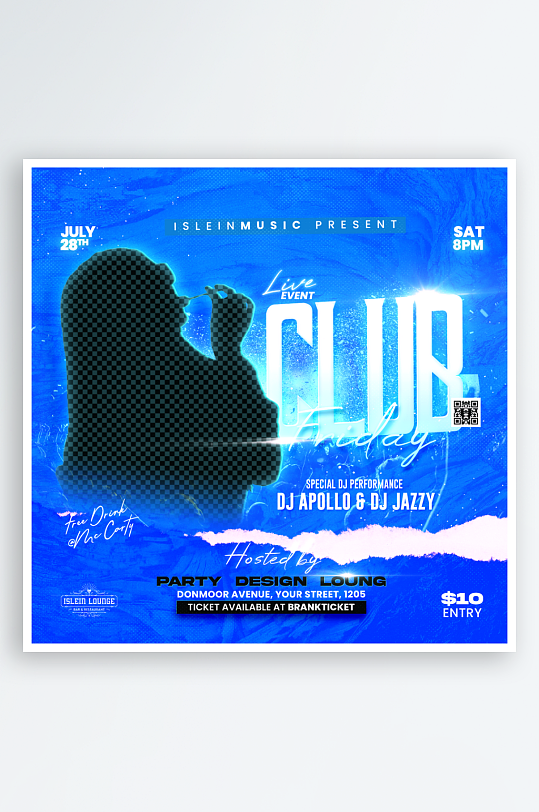 派对PSD分层设计素材-众图网