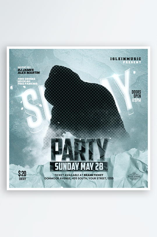 演出演唱会PSD分层设计素材-众图网