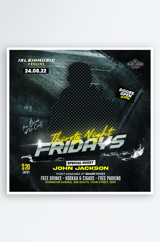 演出演唱会PSD分层设计素材-众图网