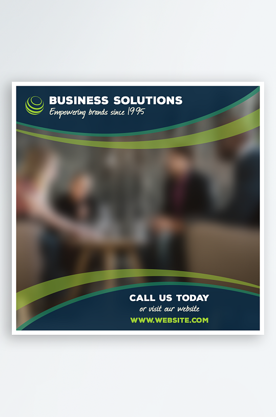 商务传单PSD分层设计素材-众图网