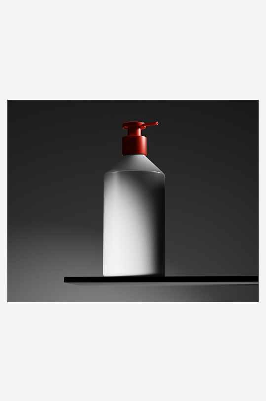 创意简约沐浴露样机展示-众图网