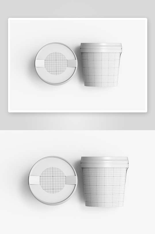 创意简约雪糕杯子样机展示-众图网