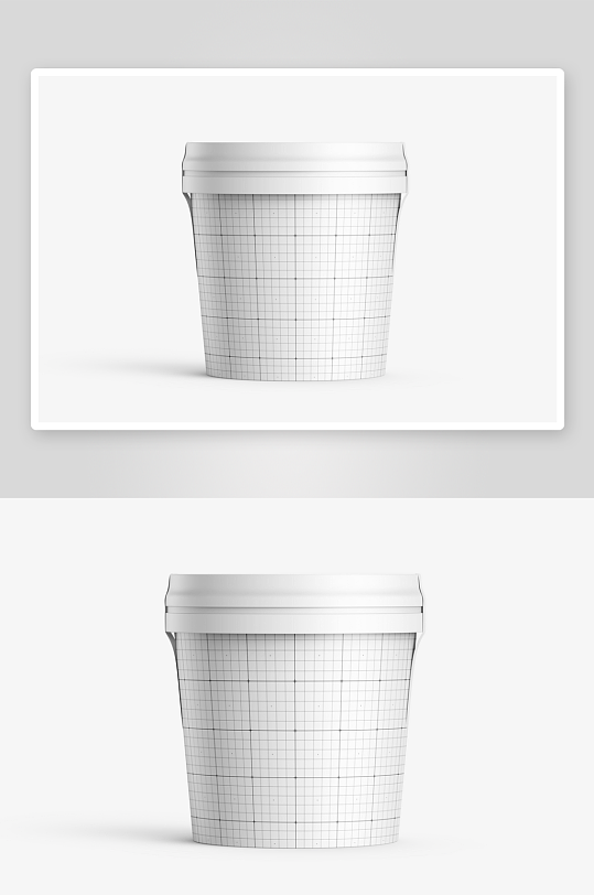 创意简约雪糕杯子样机展示-众图网