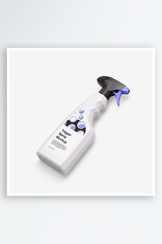 高端洁厕液清洁液喷壶样机-众图网