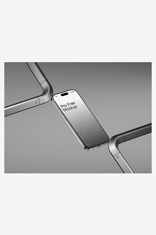 高端手机UI界面展示样机-众图网