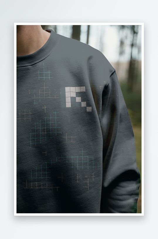 高端T恤卫衣服装样机-众图网