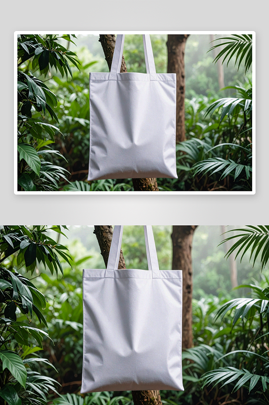 高端手提袋布袋样机-众图网
