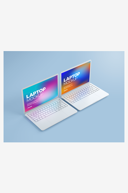 笔记本界面样机模板-众图网