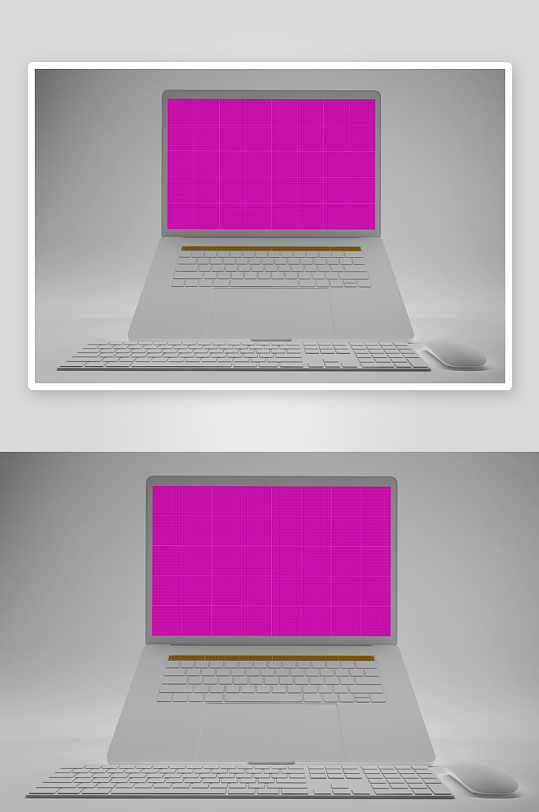 笔记本界面样机模板-众图网