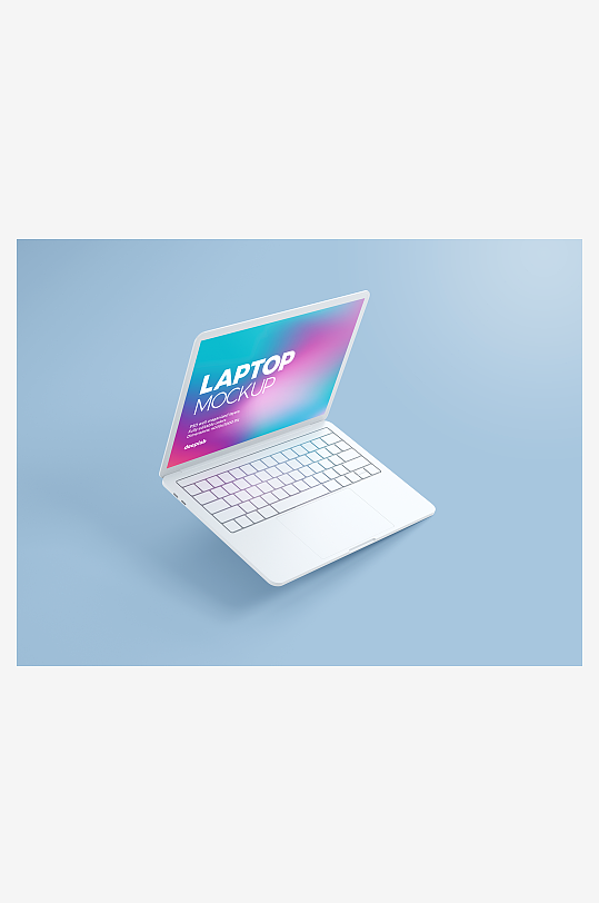 笔记本界面样机模板-众图网