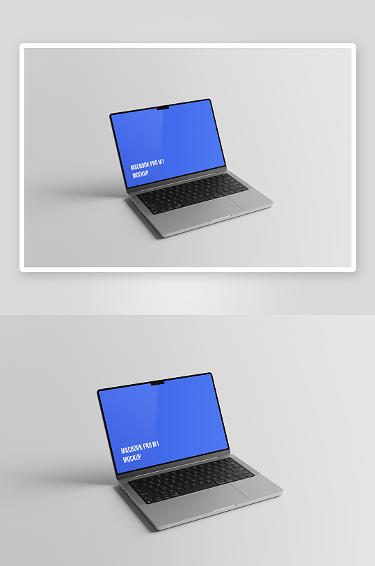 笔记本界面样机模板个角度-众图网