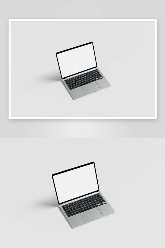 笔记本界面样机模板个角度-众图网