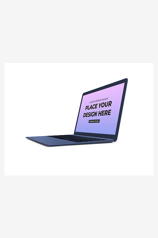 笔记本界面样机模板个角度-众图网