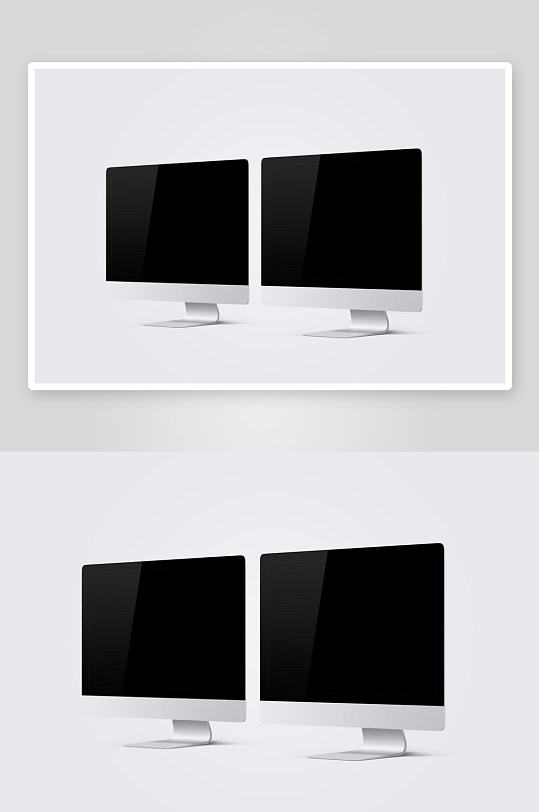 电脑界面样机模板-众图网