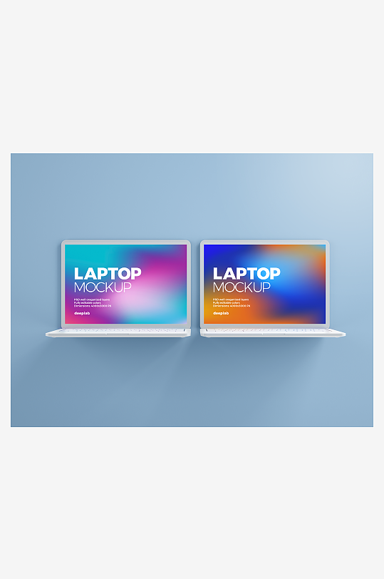 笔记本界面样机模板-众图网